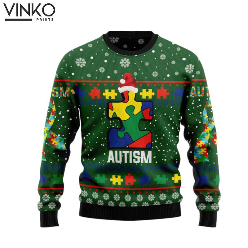 Autism D1011 Ugly Christmas Sweater