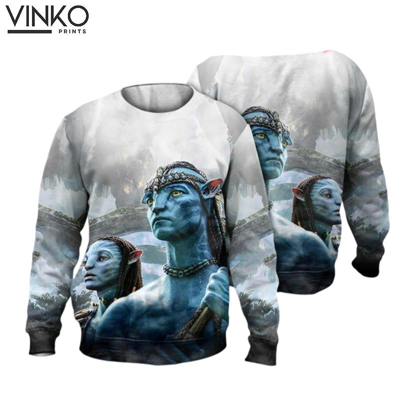 Avatar 2 Couple Neytiri and Jake Sully 3D Unisex Ugly Christmas Sweater