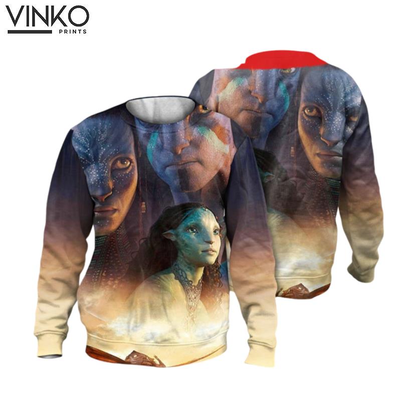 Avatar 2 Poster 3D Avatar Pandora shirt 3D Jake Sully Neytiri Ugly Christmas Sweater