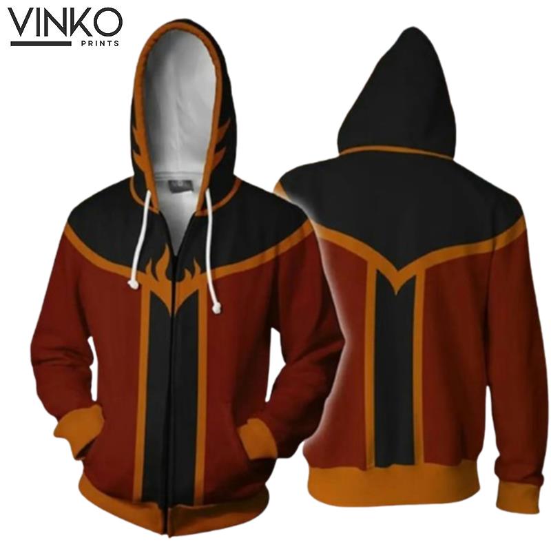 Avatar The Last Airbender Prince Zuko Cosplay Hoodie