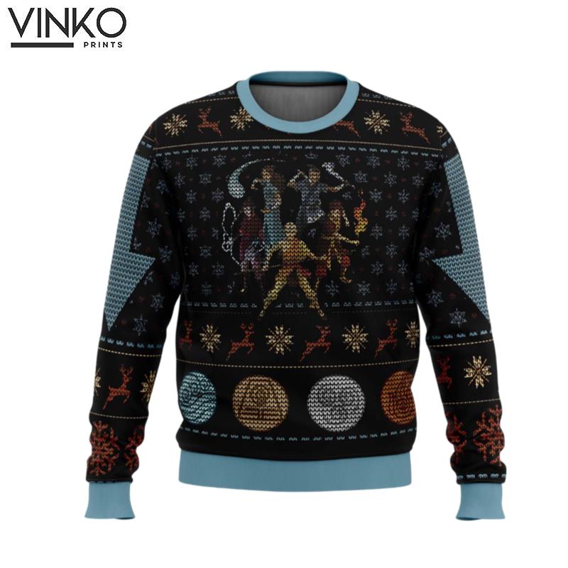 Avatar The Last Airbender Ugly Christmas Sweater