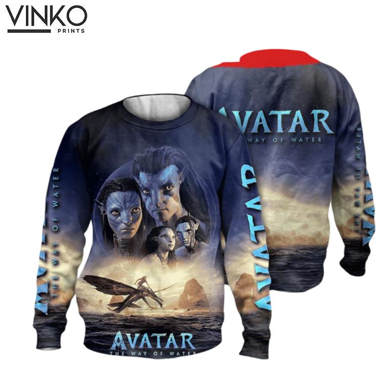 Avatar The Way Of Water 3D Tsurak 3D Neteyam And jake sully Ugly Christmas Sweater