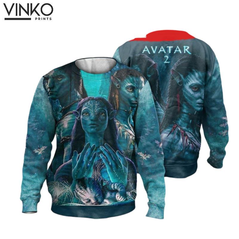 Avatar Water Art 3D Avatar Pandora shirt 3D Jake Sully Neytiri 3d Ugly Christmas Sweater