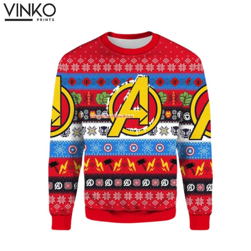 Avengers Merry Christmas Ugly Christmas Sweater