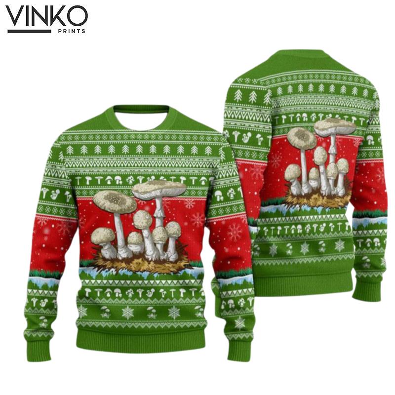 Awesome Mushroom Ugly Christmas Sweater