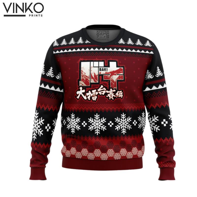 Axe Kick Baki Ugly Christmas Sweater