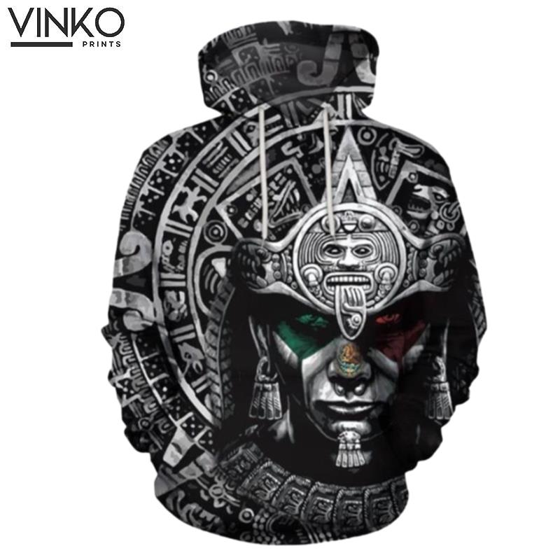 Aztec Warrior Mexican Hoodie