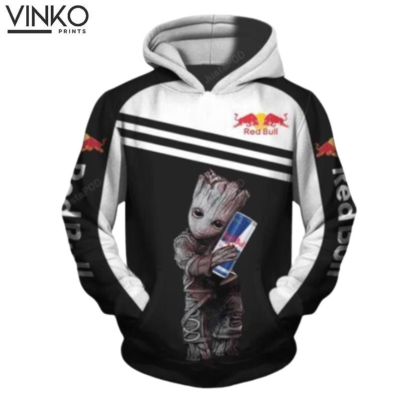 Baby Groot Red Bull Hoodie