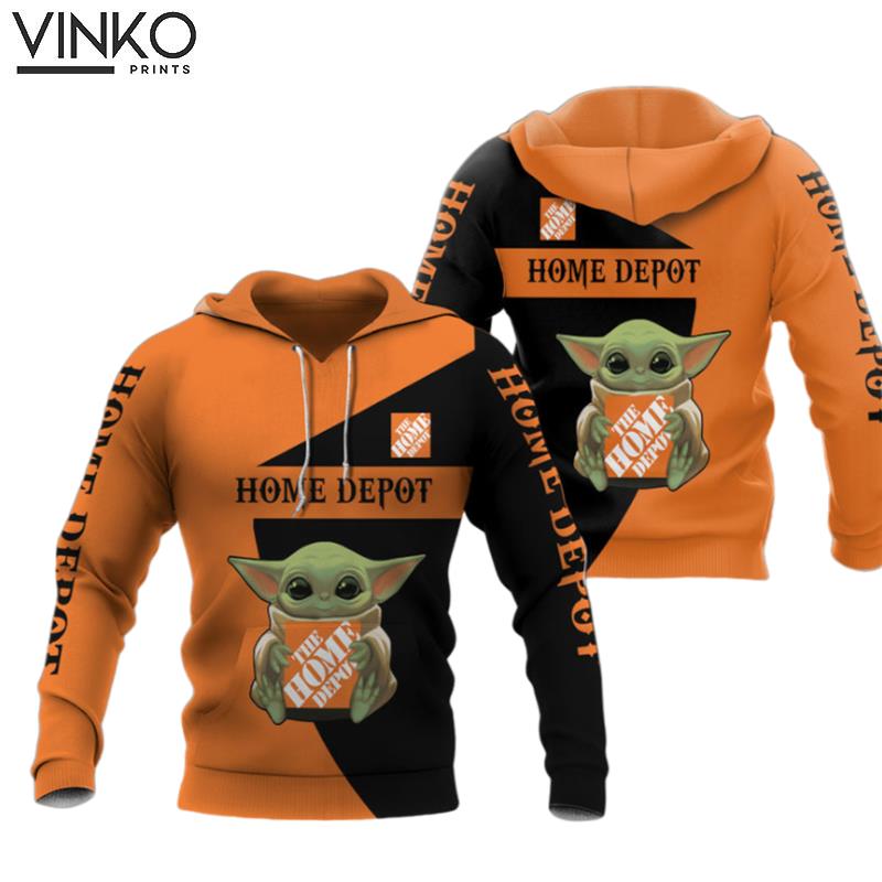 Baby Yoda Home Depot Company Hoodie