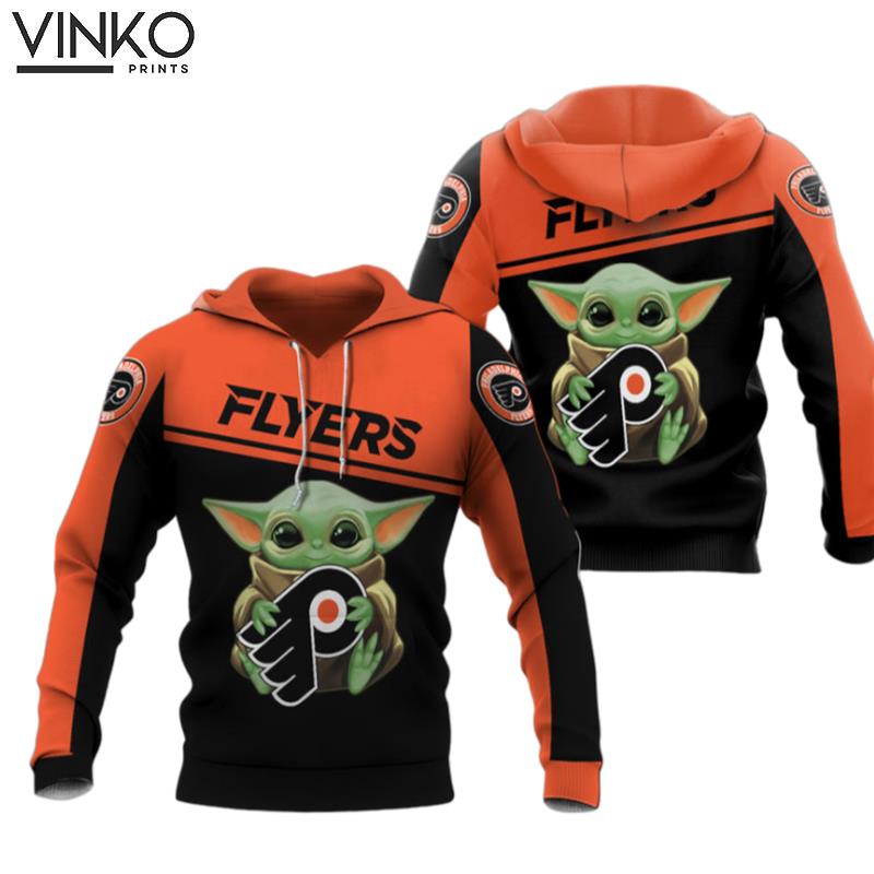 Baby Yoda Lovers Philadelphia Flyers Hoodie