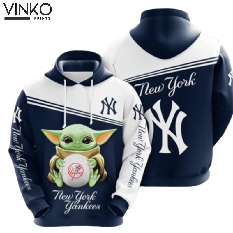 Baby Yoda New York Yankees Hoodie