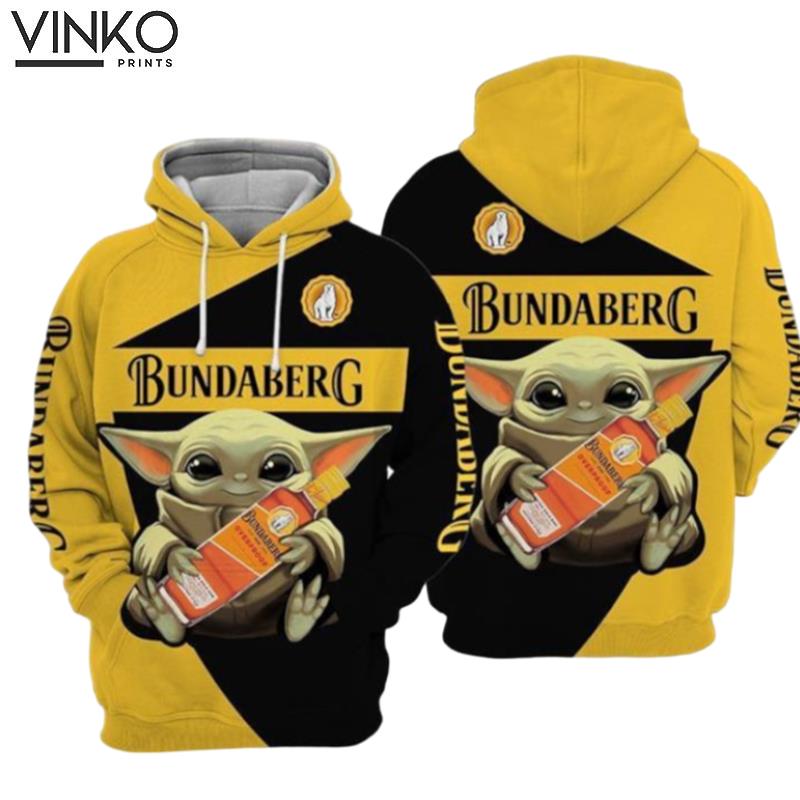 Baby Yoda Rum Bundaberg Hoodie