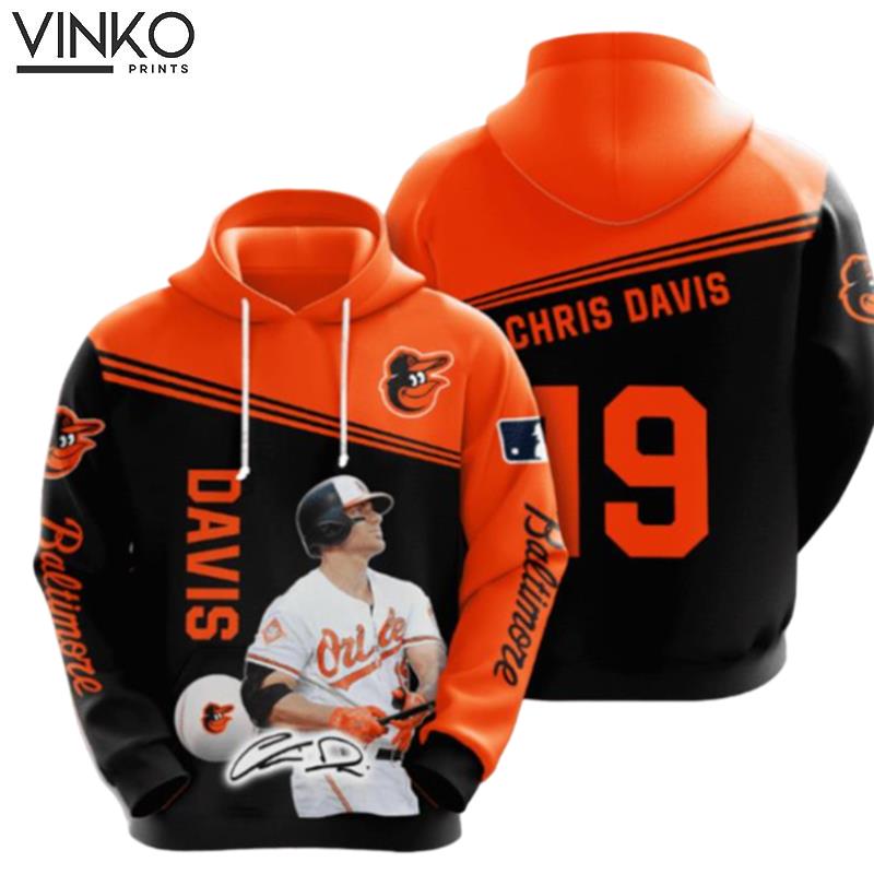 Baltimore Orioles Chris Davis 19 Hoodie