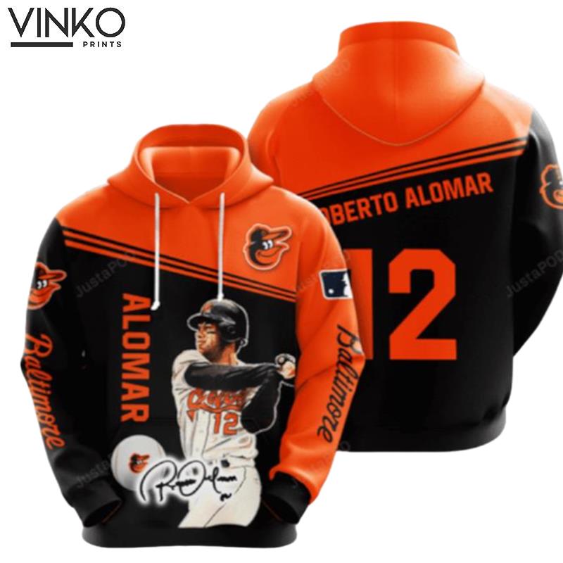 Baltimore Orioles Roberto Alomar 1 Hoodie