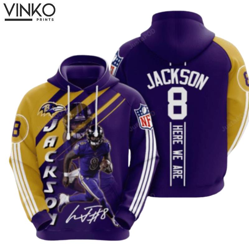 Baltimore Ravens Lamar Jackson 3 Hoodie