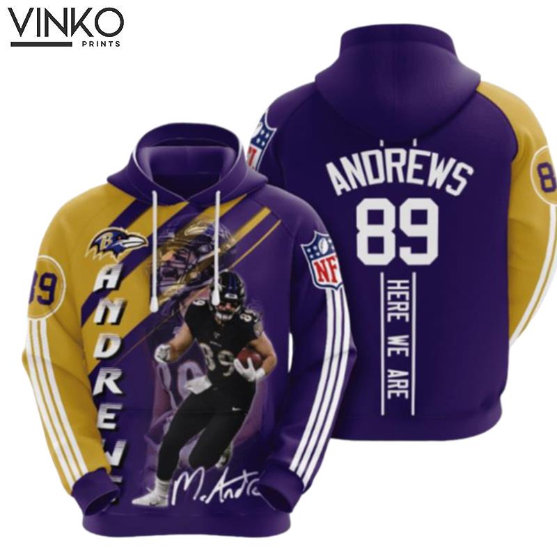 Baltimore Ravens Mark Andrews 3 Hoodie