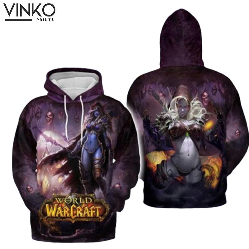 Banshee Queen Sylvanas Windrunner Dark Lady Hoodie