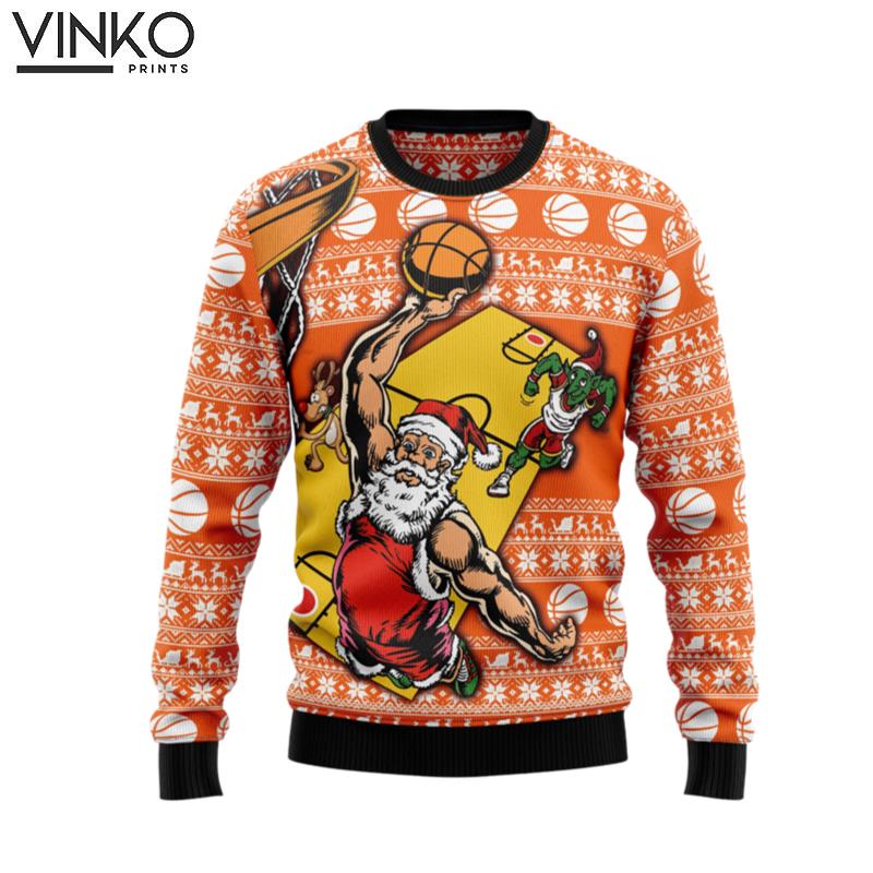 Basketball HT92803 Ugly Christmas Sweater