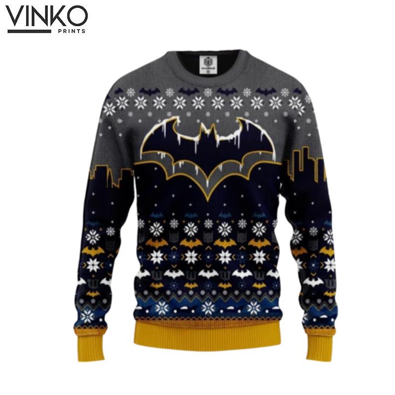 Batman Movie Fan Premium 3D Us Size Ugly Christmas Sweater