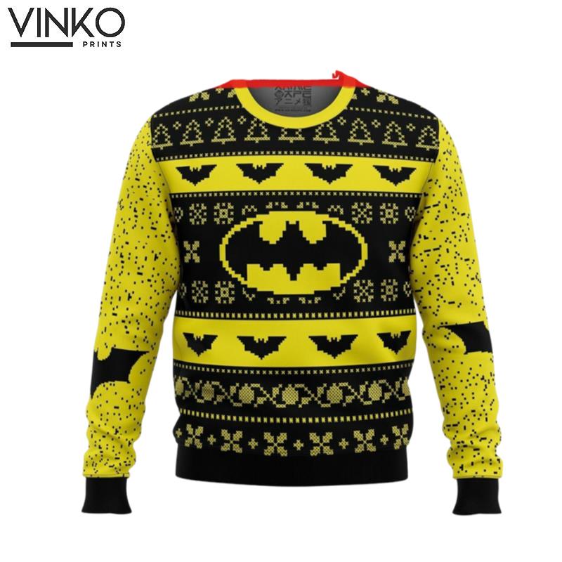 Batmans Ugly Knitted Ugly Christmas Sweater