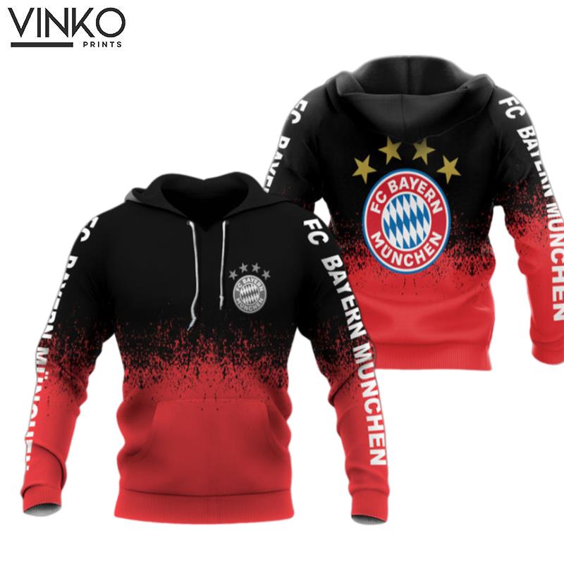 Bayern Munich Fc Bayern Munchen Gradient And Bayern Munich Fc Bayern Munchen Hoodie