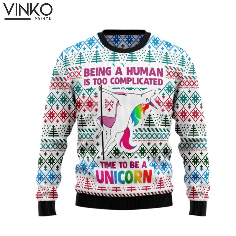 Be A Unicorn TG5115 Ugly Christmas Sweater