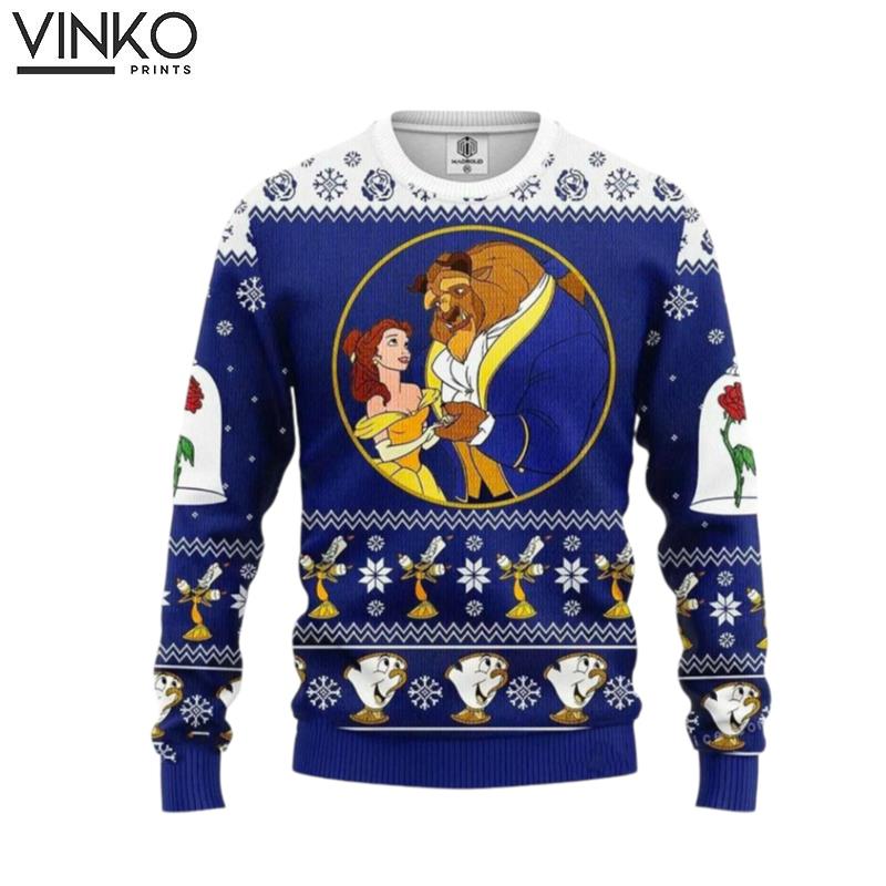 Beauty and the Beast Ugly Christmas Sweater