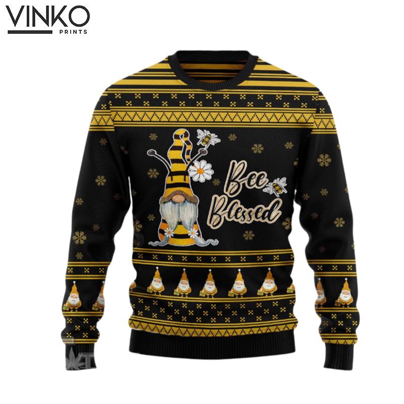 Bee Kind Gnome Ugly Christmas Sweater