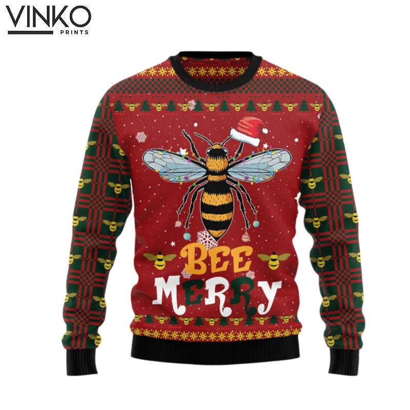 Bee Merry T0211 Ugly Christmas Sweater