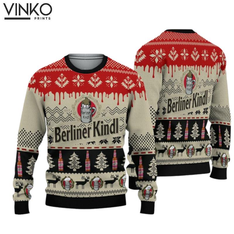 Berliner Kindl Beer Ugly Christmas Sweater