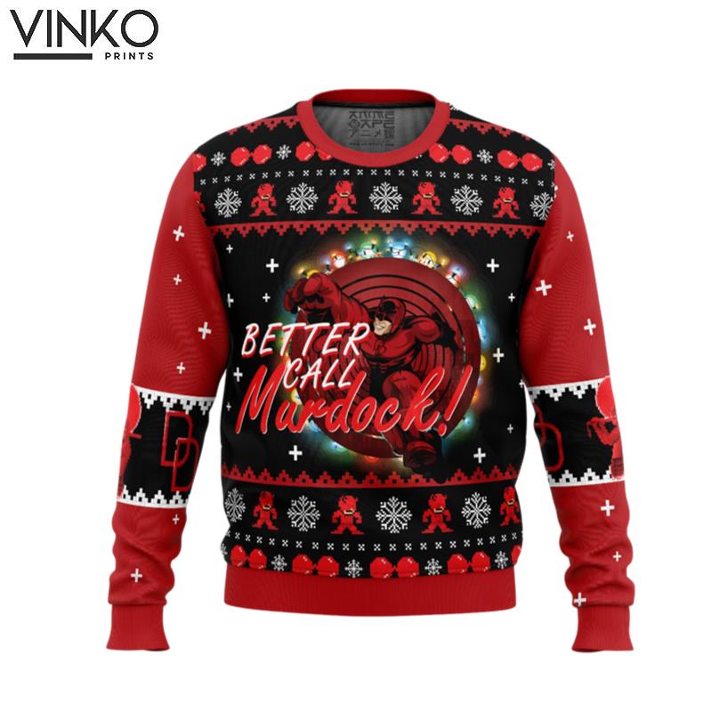 Better Call Murdock Daredevil Ugly Christmas Sweater