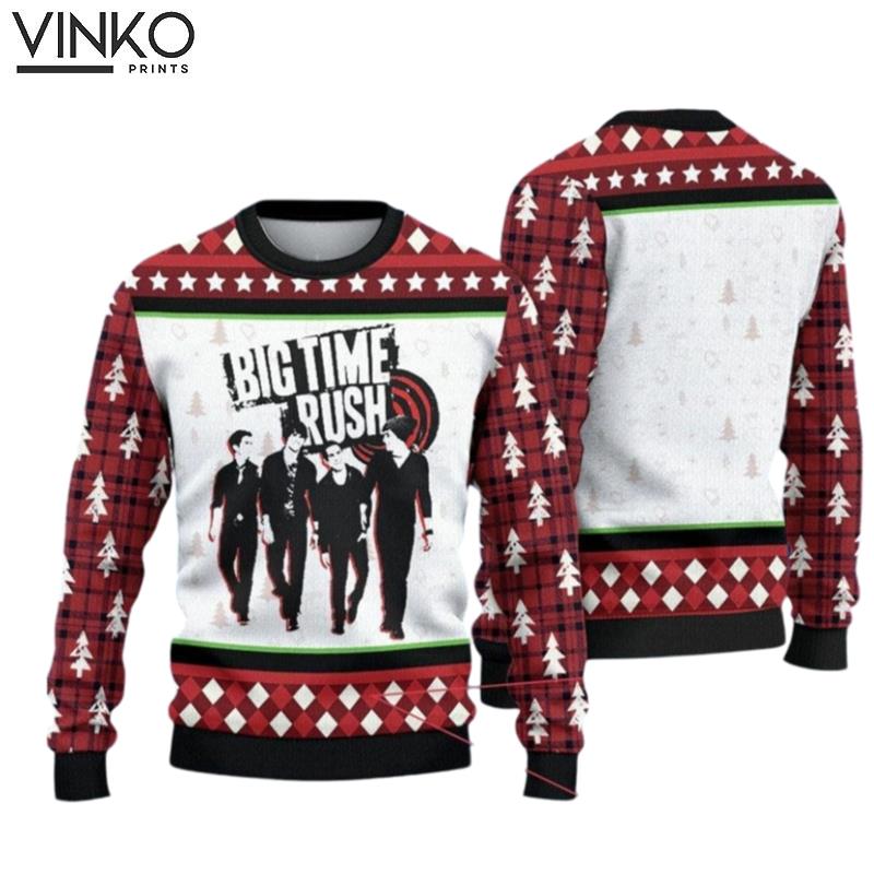 Big Time Rush Forever Tour 2022 3D Ugly Christmas Sweater