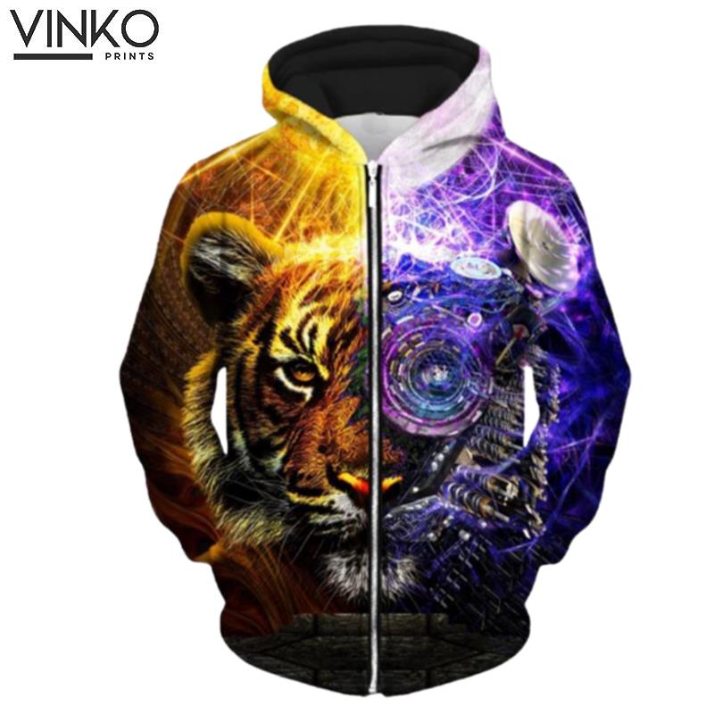 Bionic Tiger Up Hoodie