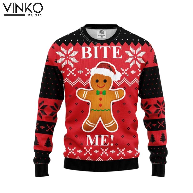 Bite Me Ugly Christmas Sweater