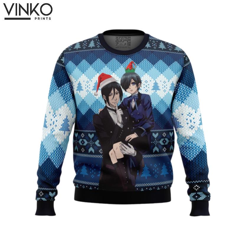 Black Butler Ugly Christmas Sweater