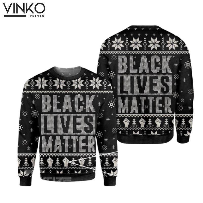 Black Lives Matter Ugly Christmas Sweater