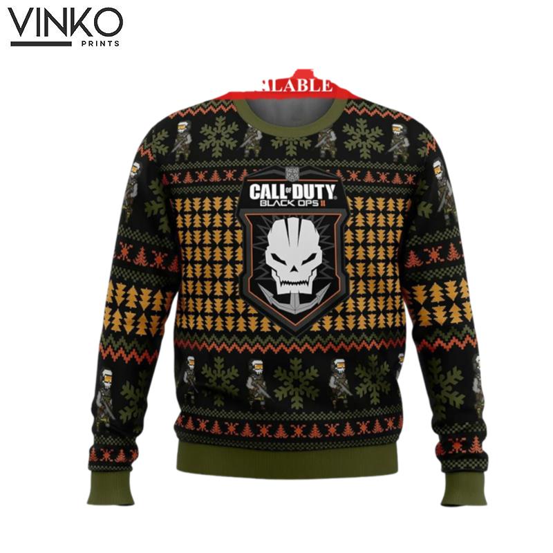 Black Ops 2 Call of Duty Xmas 3D Ugly Christmas Sweater