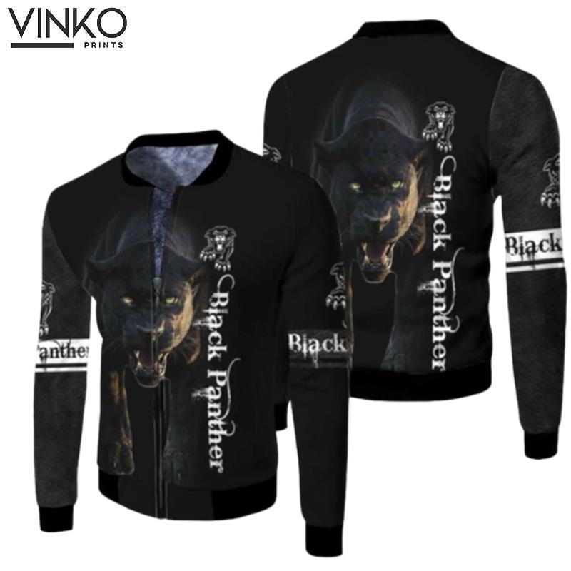 Black Panther Alled T Jersey Bomber Model 508 Hoodie