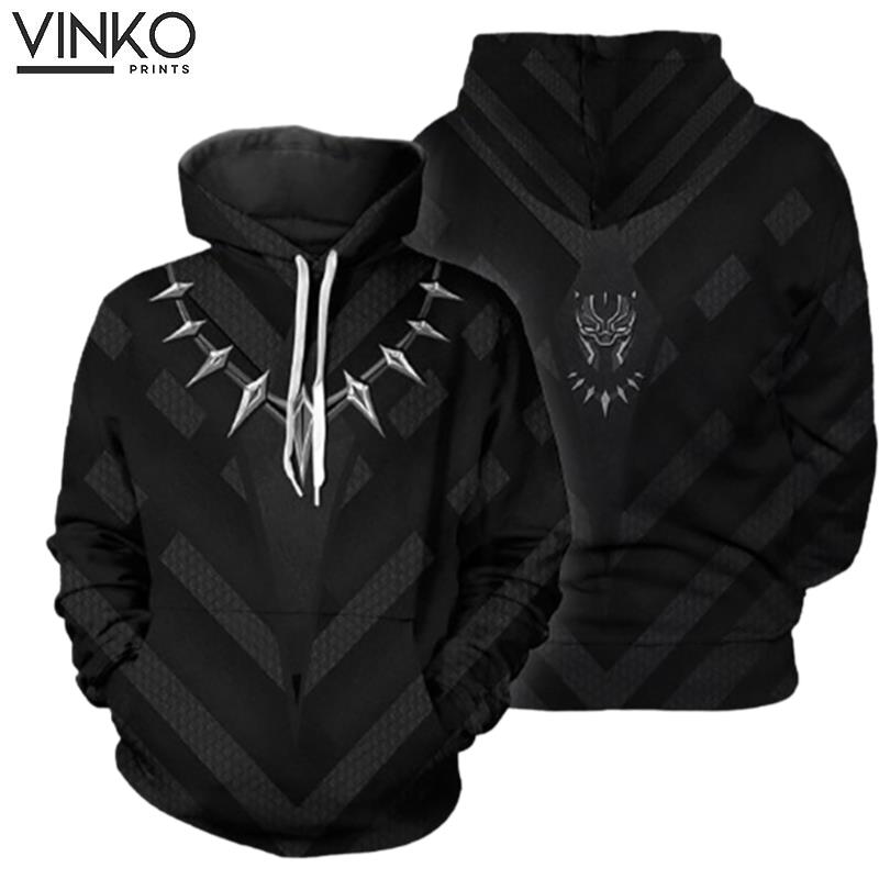 Black Panther Black Hoodie