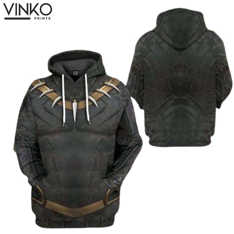 Black Panther Killmonger Golden Jaguar Hoodie