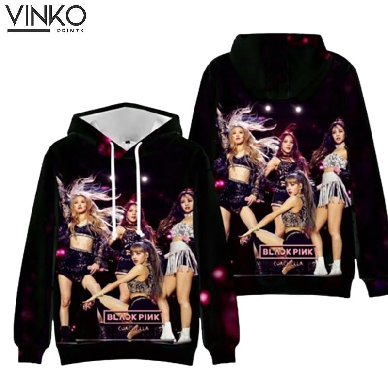 Black Pink Kpop Cosplay Hoodie