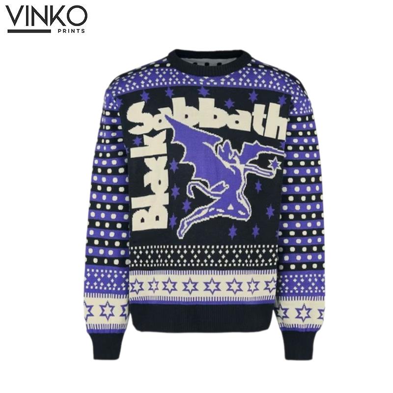 Black Sabbath Band 3D Black Sabbath Fans Ugly Christmas Sweater