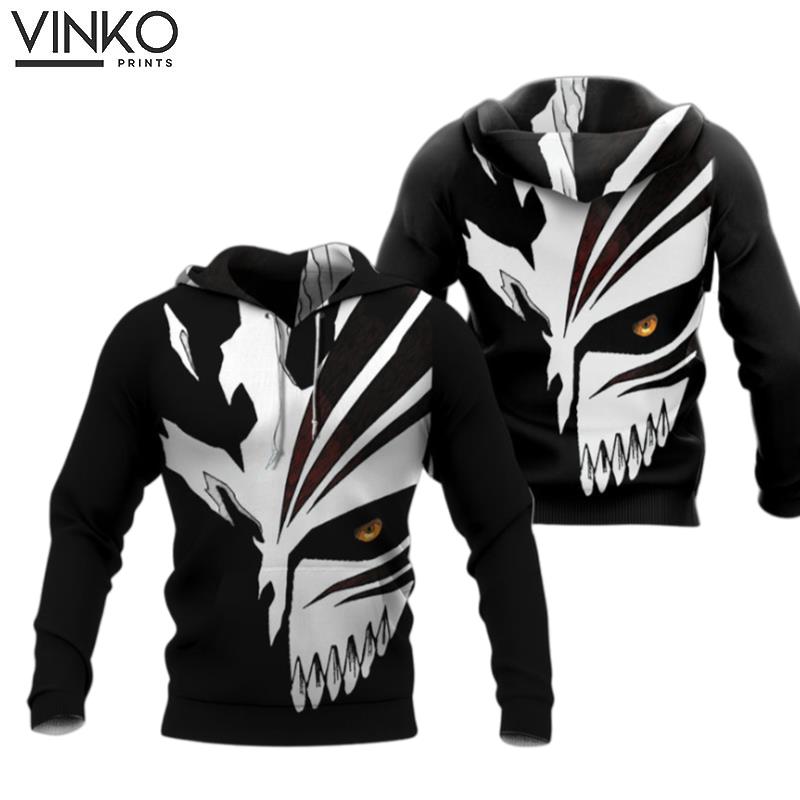 Bleach Kurosaki Ichigo Hollow Bleachs And Clothing Hoodie