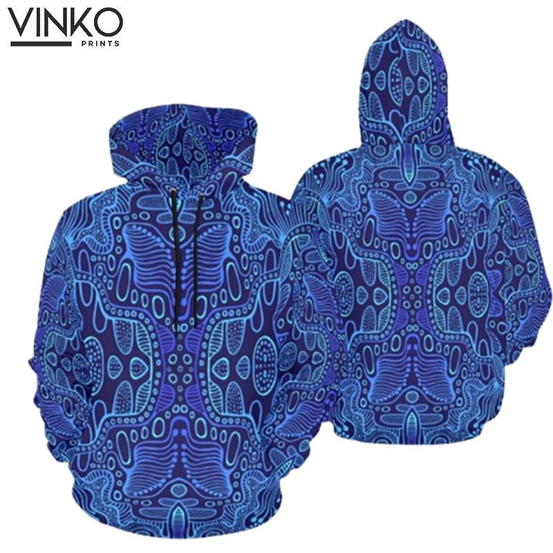 Blue Circuit Board Hoodie