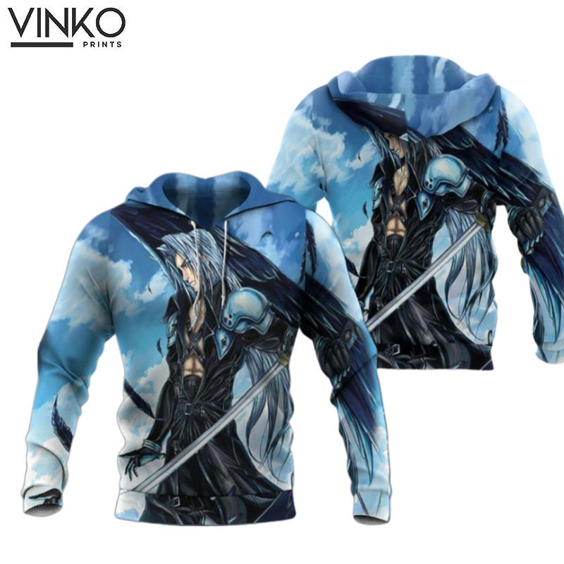 Blue Sephiroth Final Fantasy Gaming Hoodie