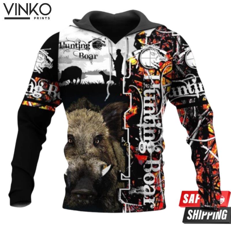 Boar Hunter Hunting Boar Hoodie