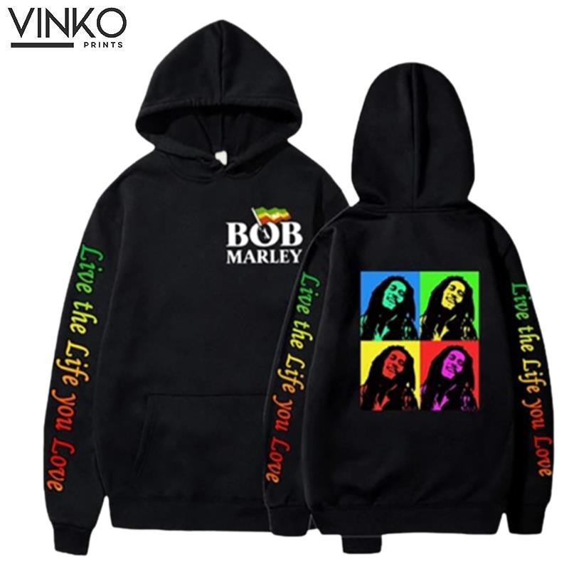 Bob Marley Live The Life You Love Hoodie