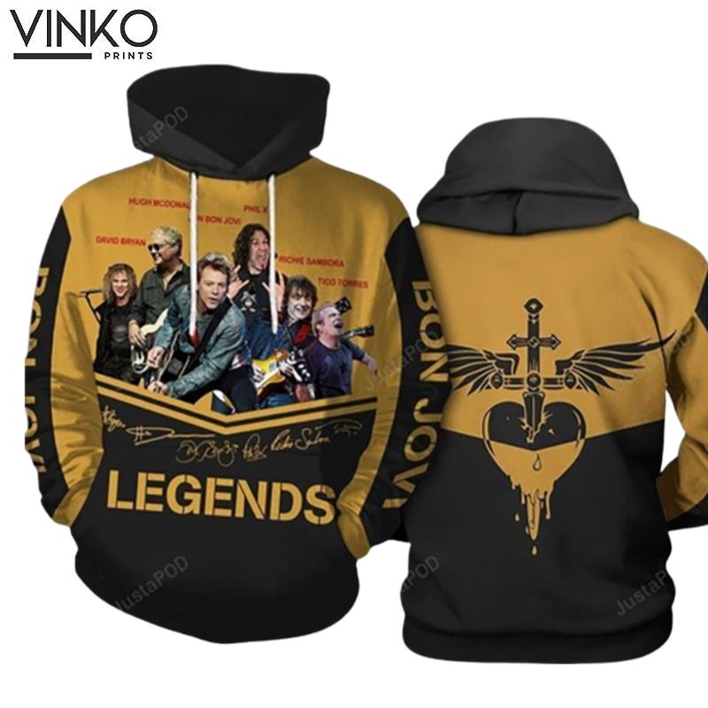 Bon Jovi Style Hoodie