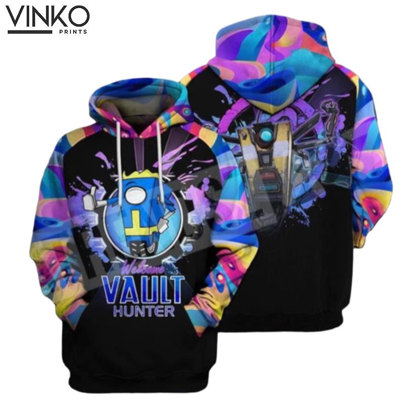 Borderlands Welcome Vault Hunter For Men And Women Hoodie