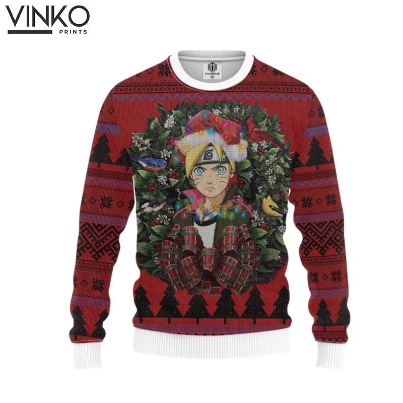 Boruto Custom Ugly Christmas Sweater